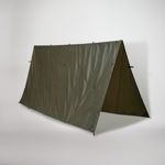 ADĂPOST BUSHCRAFT BIVUAC COMPACT LEJER 2,95X2,8 M IMPERMEABIL KAKI, SOLOGNAC