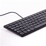 Tastatura oficiala Raspberry Pi cu fir, UK, negru-gri