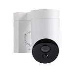 Camera supraveghere de exterior Somfy, Wifi, 1080p Full HD, Sirena 110 dB, Posibila conexiune la corpul de iluminat existent (Alb)