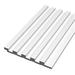 Panou decorativ 3D din polimer rigid, model Riflaj WP3 - 12.2x1.2x270 cm, Manavi , Manavi