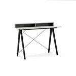 Masa de birou Desk Slim Black Light Grey II, L120xl50xh85 cm