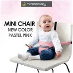 Mini Chair suport compact pentru scaun Minimonkey pastel pink, Minimonkey