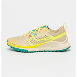 Nike, Pantofi cu model perforat pentru alergare React Pegasus Trail 4, Bej deschis, 6