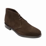 Ghete Pimlico Piele Intoarsa Dark Brown, 