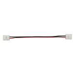 Conector flexibil cu doua mufe pentru banda LED pentru banda latimea 8mm monocolora, KVD