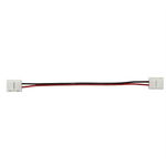 Conector flexibil cu doua mufe pentru banda LED pentru banda latimea 8mm monocolora, KVD