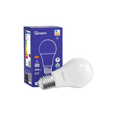 Bec LED inteligent Sonoff, E27, 9W(60W), 806 lm, Wi-Fi, lumina 2700K–6500K, compatibil Google Assistant/Alexa/Siri
