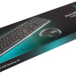 KIT Tastatura + Mouse SPACER, SPDS - 1691, Black, QWERTY, USB, SPACER