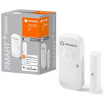 Senzor de contact Ledvance SMART+ WiFi, 72x31x24mm, Alb, baterie reincarcabila prin cablu USB-C inclus, autonomie ~6 luni, Osram