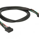 82437, USB cable - 10 pin USB header to 10 pin USB header - 50 cm, DELOCK