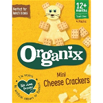 Biscuiti ecologici cu branza 12 luni+ Mini Cheese Crackers
