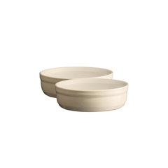 Set 2 farfurii Creme Brulee, ceramica, 12cm, Clay - Emile Henry, Em