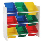 Organizator de jucarii, multicolor / alb, KIDO TYPE 2, Tempo Kondela