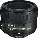 Pachet Nikon 50mm f 1.8G Obiectiv AF-S NIKKOR+Manfrotto Filtru UV Slim 58mm, Nikon