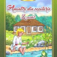 Amintiri din copilarie La scaldat - Carte de colorat cu povesti. Invat sa citesc