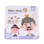 Set puzzle interactiv schimbare fete, 62 piese, MalPlay 109655