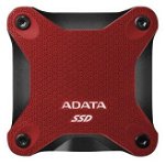 Adata SSD extern ADATA Durable SD600Q, 480GB USB 3.1, rosu ,ASD600Q-480GU31-CRD, Adata