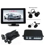 Senzori parcare cu camera video si display LCD de 4.3" T24 Alb, Xenon Bright®