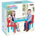Set Masuta cu 2 scaune pentru copii Pilsan Hobby Study Table blue, Pilsan