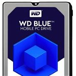 Hard disk 2TB WD Blue PC Mobile, SATA 6Gb/s, 5400 rpm, 128MB, 2.5"