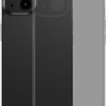 Frosted Glass Case for iPhone 13 (black) + tempered glass, Baseus
