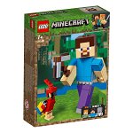 Steve BigFig cu papagal, LEGO Minecraft 21148