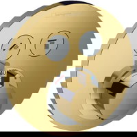 Baterie dus termostatata, Hansgrohe, ShowerSelect S, auriu lucios