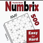 Numbrix Puzzle Book: 500 Easy to Hard (10x10), Paperback - Khalid Alzamili