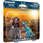 PLAYMOBIL Playmobil Dino Rise - Set 2 figurine, Dinozaur si cercetator, PLAYMOBIL