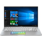 Laptop ASUS 15.6'' VivoBook S15 S532FA, FHD, Intel Core i7-8565U, 16GB DDR4, 512GB SSD, GMA UHD 620, Win 10 Pro, Transparent Silver