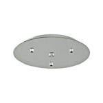 Canopy 3-fold, surface mounted dust-grey (RAL 7037), Schrack