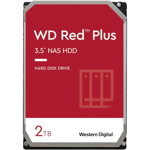 HDD WD Red,   Plus 2TB, 5400RPM, 128MB cache, SATA-III