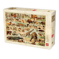 Puzzle 1000 Piese pentru Adulti, Deico, Enciclopedia, Animale Salbatice, Deico