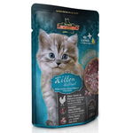 LEONARDO Finest Selection Kitten hrana umeda pentru pisici junior, cu pasare de curte 85 g, LEONARDO