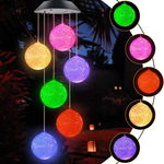 Lampa solara Bosdontek, multicolor, plastic, LED