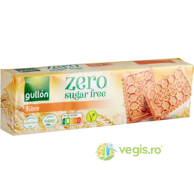 Biscuiti cu Fibre fara Zahar, Gullon, 170g