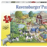 Puzzle ferma 60 piese ravensburger, Ravensburger