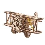 Puzzle 3D lemn - Mini-biplane, Ugears
