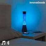 Lampa de lava cu difuzor Bluetooth si microfon InnovaGoods 30W, 12x40 cm, InnovaGoods