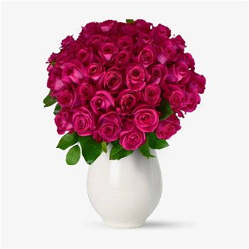 Buchet de 55 trandafiri roz - Standard, Floria