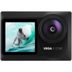 Camera Video Sport Vega X Pro WiFi Display LTPS Waterproof Micro SD/SDHC/SDXC Stabilizare Video Slow-Motion Time Lapse Microfon Negru, Niceboy