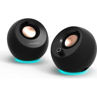 Boxe CREATIVE Pebble Pro, 2.0, 10W, Bluetooth, RGB, negru