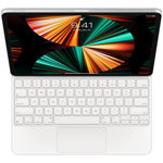 Tastatura Apple Magic pentru iPad Pro 12.9" (5th), Layout US English (Alb)
