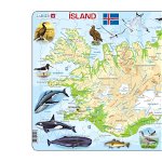Puzzle Larsen - Iceland (in Icelandic), 81 piese (K7-IS), Larsen