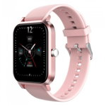 Smartwatch iHunt Watch 9 Titan Roz, 1.7 HD, Termometru, Ritm cardiac, Saturatie oxigen, Tensiune arteriala, Calorii, IP67, 200mAh