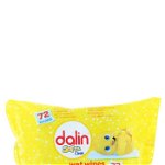 Dalin Servetele umede 72 buc Soft & Clean, Dalin