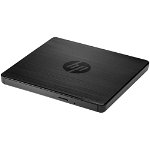 Unitate Optica externa slim Laptop HP F6V97AA, USB, 8X (Neagra), HP