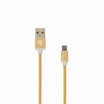 Cablu periferice SBOX USB 2.0 Male tip A - microUSB 2.0 Male tip B, 1.5m, alb