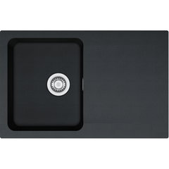 Pachet chiuvetă bucătărie tectonite 1 cuvă Franke OID 611 50x78 cm negru ,incl. baterie Pola