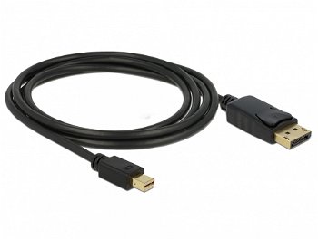 Cablu mini Displayport 1.2 la Displayport 4K tata-tata 2 m, Delock - 82438